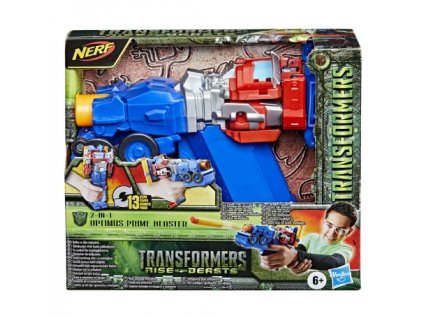 Pistole Nerf Transformers Rise Of The Beast 2In1 Optimus Prime Nové