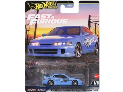 Hot Wheels Premium Fast and Furious Custom Acura Interga Sedan GSR Nové