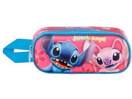 Penál Lilo a Stitch s Angel 3D dvojité pouzdro Nové