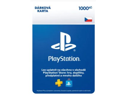 PlayStation Store elektronická peněženka 1000 Kč Nové