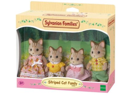 Sylvanian Families 5180 Rodina pruhovaných koček Nové