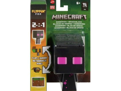 Figurka Minecraft Flippin Enderman s trávou Nové