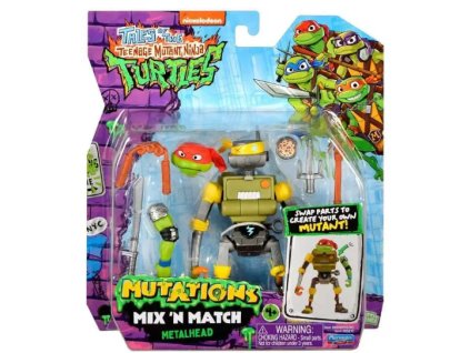 Figurka Želvy Ninja Mix N Match Metalhead Nové