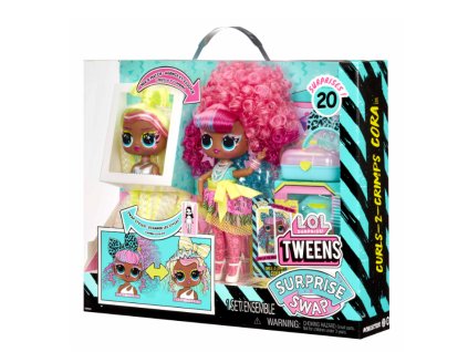 L.O.L. Surprise Tweens Surprise panenka a mini česací hlava Crimp Cora Nové