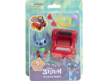 Hrací set Stitch a auto Nové