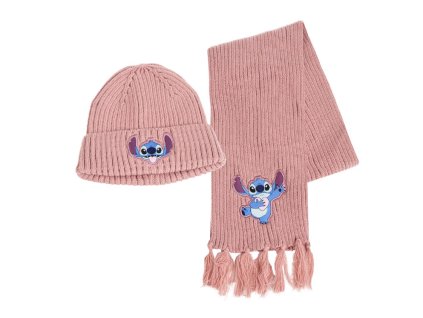 Set čepice se šálou Disney Stitch Nové