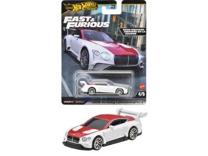 Hot Wheels Premium Fast and Furious 2018 Bentley Continental GT3 Nové