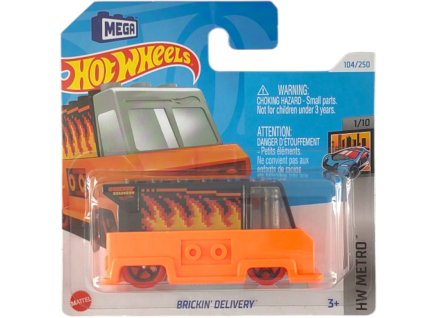 Hot Wheels Brickin Delivery oranžový Nové