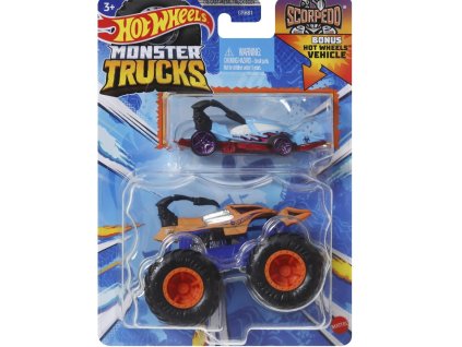Hot Wheels Monster Truck Scorpedo 1:64 Nové