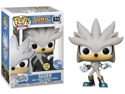 Funko Pop! 633 Sonic The Hedgehog Silver Glow in the Dark Nové