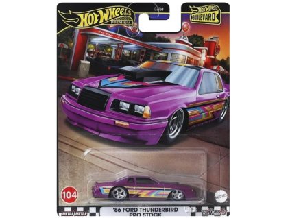 Hot Wheels Premium Boulevard 86 Ford Thunderbird Pro Stock Nové