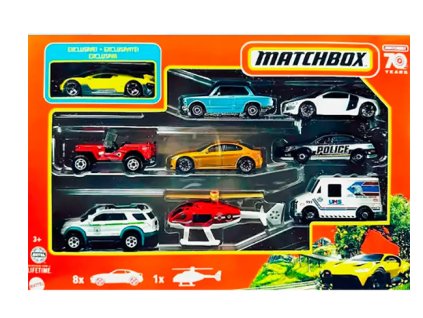 Matchbox angličáky 9ks HKY09 Nové