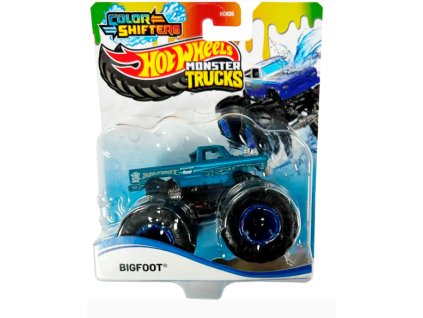 Hot Wheels Monster Trucks Colour Shiffter Bigfoot Nové