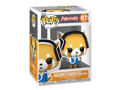 Funko Pop! 97 Sanrio Aggretsuko Aggretsuko With Headphones Nové
