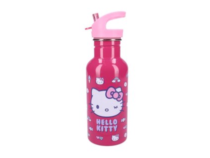 Lahev na pití Hello Kitty s duhou 500ml Nové