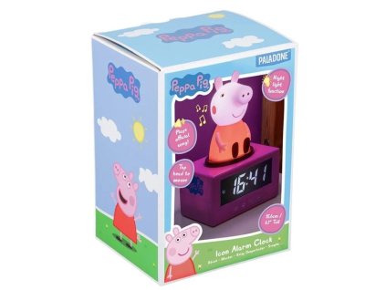Lampička s budíkem Prasátko Peppa Nové