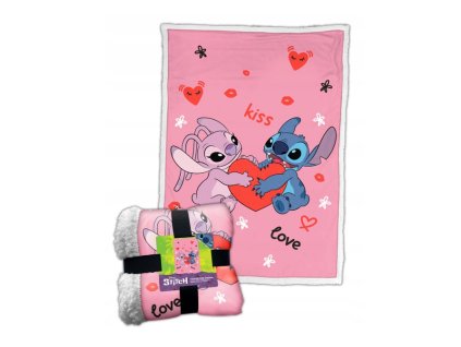 Hřejivá deka Disney Stitch Love Nové