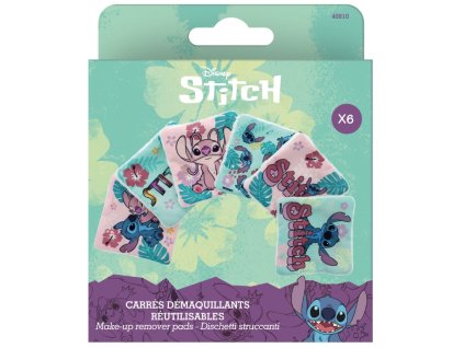 Opakovaně použitelné odličovací tamponky Stitch 6ks Nové
