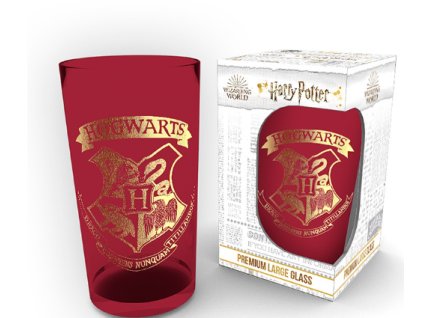 Sklenice Harry Potter Bradavice 400ml Nové