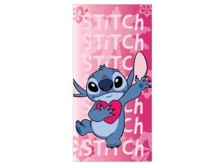 Osuška Disney Stitch Srdce 70x140cm Nové