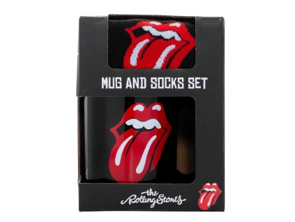Set hrnek a ponožky Rolling Stones Nové
