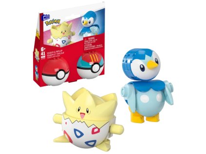 Mega Pokemon Togepi a Piplup Pokeballs Nové