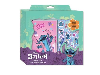 Dárkový set Stitch zápísník, samolepky a propiska Nové