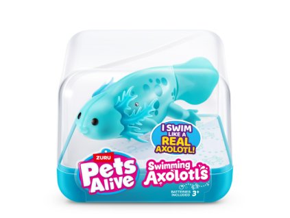 Pets Alive Plavající Axolotl modrý Nové