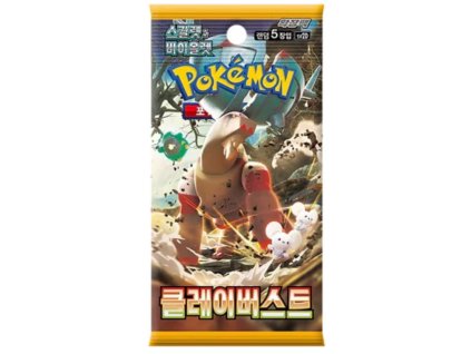 Pokémon TCG Balíček karet Scarlet and Violet Clay Burst KOR Nové