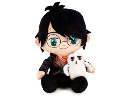 Plyšák Harry Potter s Hedvikou 25cm Nové