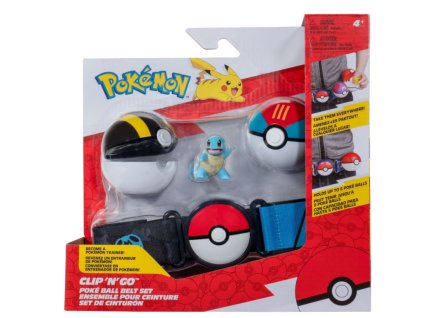 Pokémon Clip N Go Belt Set Squirtle Nové