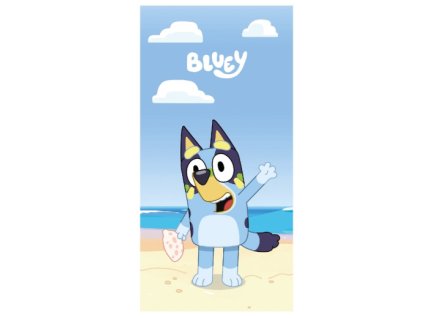 Osuška Bluey mávající Nové