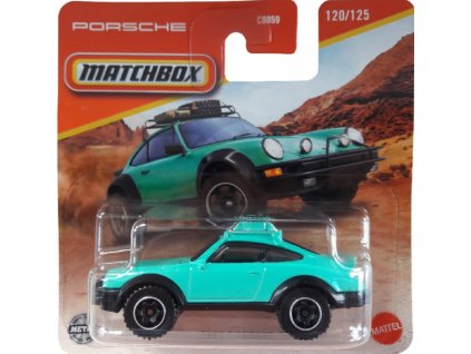 Matchbox 1985 Porsche 911 Rally zelené Nové