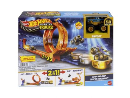 Dráha se smyčkou Hot Wheels Monster Trucks Nové