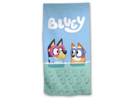 Plážová osuška Bluey ve vodě 70x140cm Nové