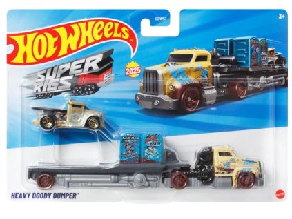 Hot Wheels Super Rigs Heavy Doody Dumper Nové