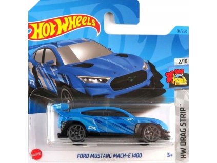 Hot Wheels Ford Mustang Mach E 1400 modré Nové