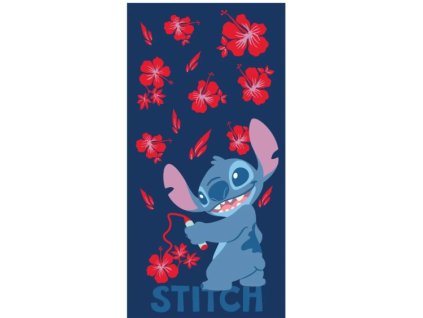 Plážová osuška Disney Stitch květiny Nové