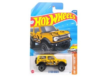 Hot Wheels 21 Ford Bronco žlutý Nové