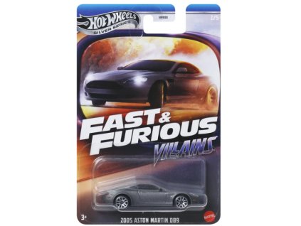 Hot Wheels Silver Series Fast and Furious Villains Z005 Aston Martin DB9 Nové