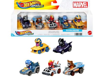 Auto Hot Wheels Marvel 5ks Nové