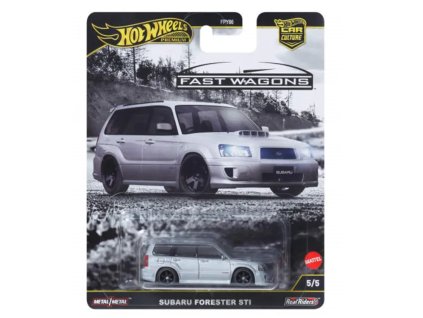 Hot Wheels Premium Car Culture Fast Wagons Subaru Forester STI Nové