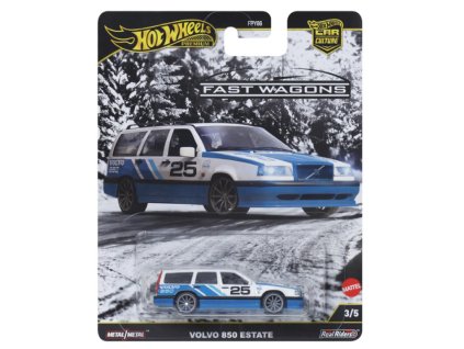 Hot Wheels Premium Car Culture Fast Wagons Volvo 850 Estate Nové