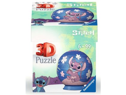 Puzzle 3D Disney Stitch Angel 54dílků Nové
