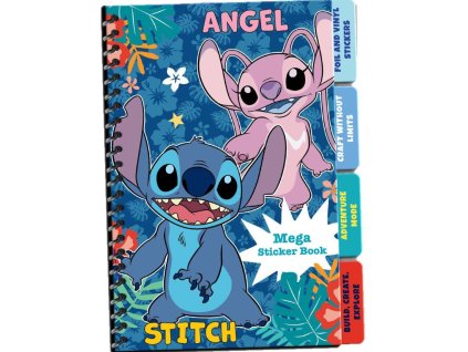 Kniha samolepek Disney Stitch Nové