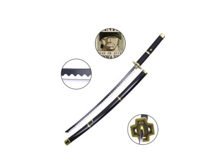 Katana One Piece Roronoa Zoro Yubashiri 103cm Nové
