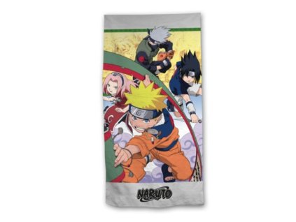 Osuška Naruto, Sasuke, Sakura and Kakashi 90x170cm Nové