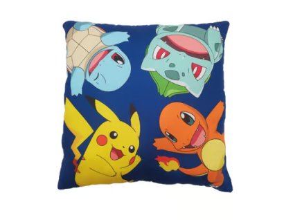Polštář Pokémon PokéBall and faces 40x40cm Nové