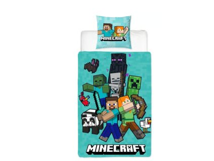 Povlečení Minecraft 140x200cm Nové