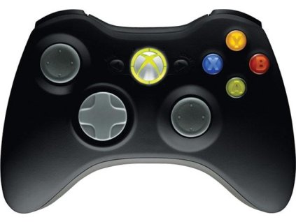 X360 Wireless Controller Black Originál Microsoft OBAL Nové